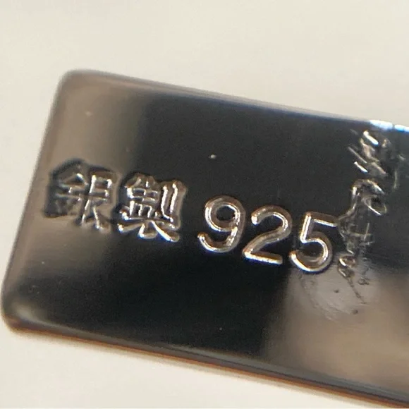 YSL 925 Silver Tie Clip - Picture 4 of 5